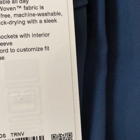 SOLD NWT LULULEMON JOGGER  TRUE NAVY BLUE  On the Fly Jogger 28"  WOVEN TRAVEL 8 - Picture 13 of 13